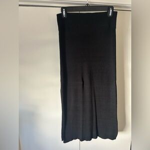 Free People Black Knit Skirt